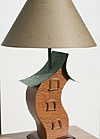 Shining Light, Designed and Constructed by Joe Breznick/Fine Wooden Furniture, Components: The Lighting Store