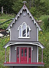 'Gothic Revival Bat House', Designed and Constructed by Flip Fortin/Dovetail Designs